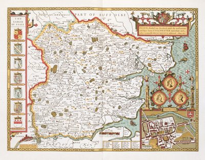 Essex, engraved by Jodocus Hondius (1563-1612) from John Speed